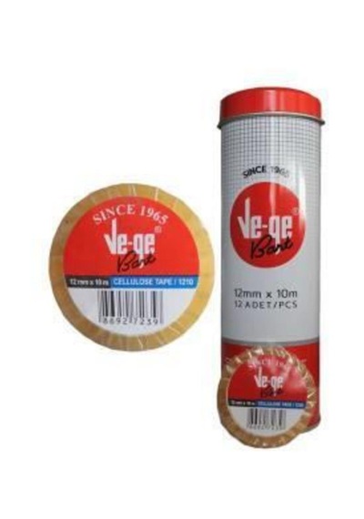 Ve-ge Selefon Bant Teneke 12x10 12 Li Kutu