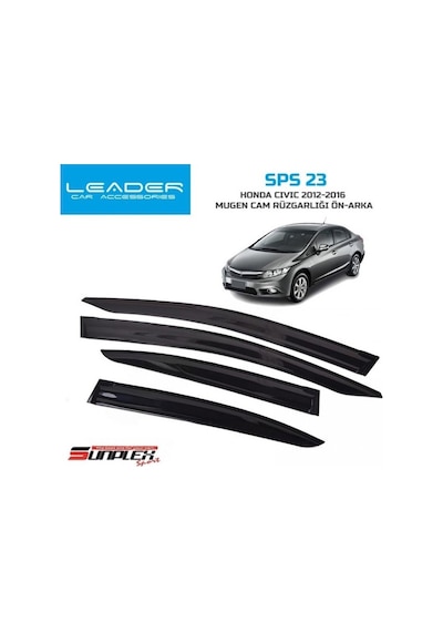 Onkar Cam Rüzgarlığı Sunplex Mugen Honda Civic 2012-2016 4lü Sps23 303-016-002