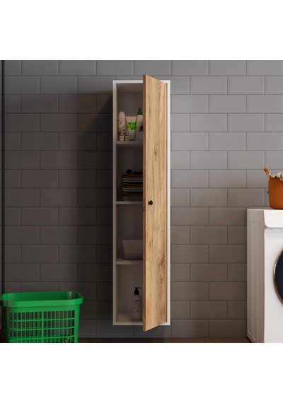Mila Banyo Kileri Çok Amaçlı Dolap Banyo Dolabı Duvara Monte Beyaz&ceviz Beyaz - Atlantik Çam Mila Banyo Kileri Çok Amaçlı Dolap Banyo Dolabı Duvara Monte Beyaz&ceviz Beyaz - Atlantik Çam
