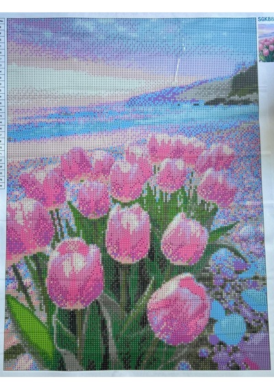 5d Elmas Boncuk Taş Işleme Mozaik Goblen Kit 50x65cm Sgk88593 Diamond Painting