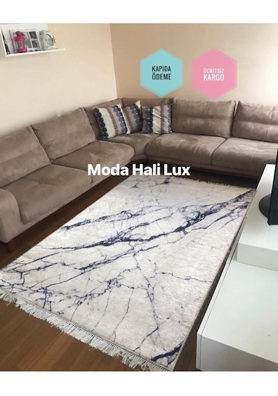 STY Home Mermer Kaymaz Taban Halı Kilim Yolluk (392494923)