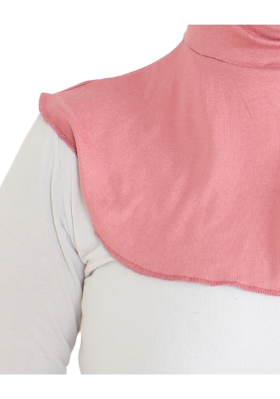 Modish Group Kadın Boyunluklu Hijab Tesettür Pratik Spor Bone - Sarı Gül Kurusu