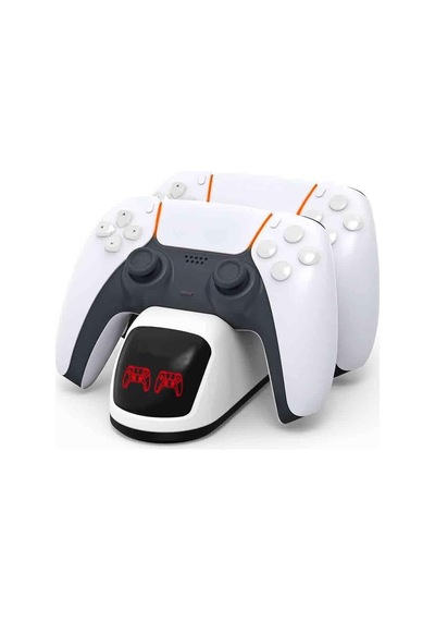 Ps5 Kablosuz Oyun Kolu Uyumlu Game Pad Şarj İstasyonu Led Göster