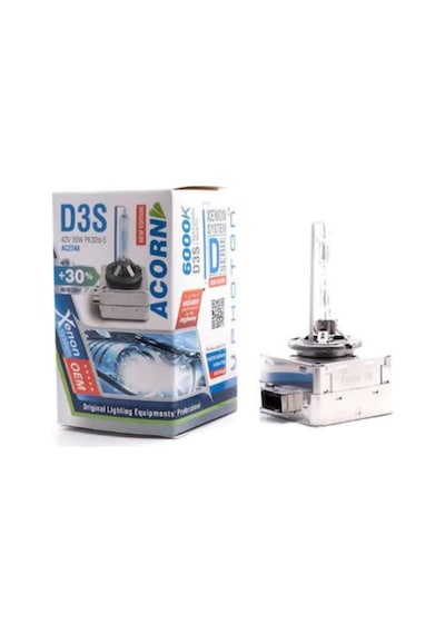 D3s 6000k %30 Fazla Işık Zenon Xenon Ampül 1 Adet