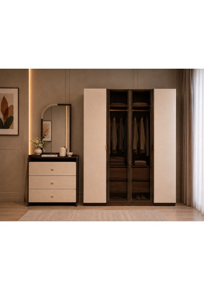 Mono Genç Odası 4 Kapılı Dolap+karyola 100x200+komodin+çalışma Masası Ve Üst Ünite+kitaplık+şifonyer+ayna Çok Renkli Mono Genç Odası 4 Kapılı Dolap+karyola 100x200+komodin+çalışma Masası Ve Üst Ünite+kitaplık+şifonyer+ayna Çok Renkli