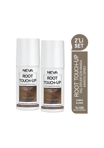 Neva Root Touch-up 2'li Set Kumral Saç Dipleri İçin Anında Kapatıcı Sprey 75ml