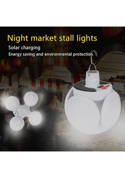 Solar 5 Kanatlı Kamp Lambası 4434