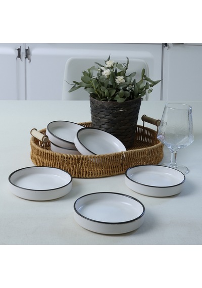 Keramika Simply Stackable Çerezlik / Sosluk 14 Cm 6 Adet 19985