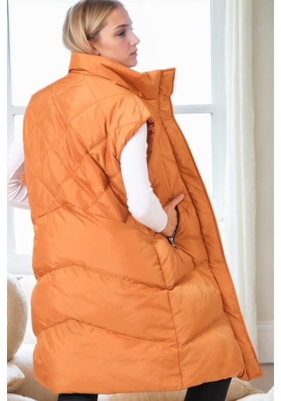 Z6743 Dewberry Bayan Yelek-camel-1 Camel-1