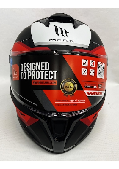 Mt Targo S Kay B5 Şeffaf Vizörlü V-14B Kapalı Kask