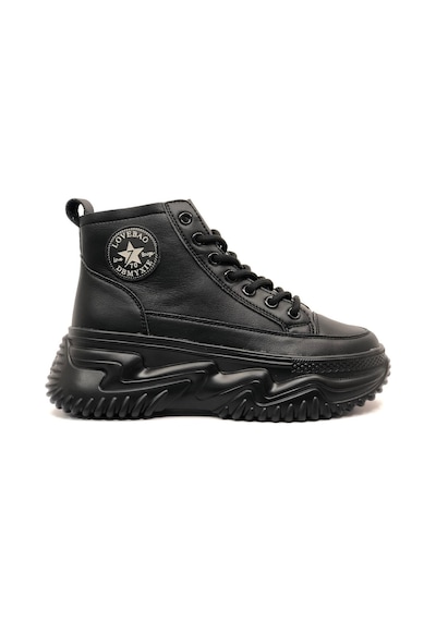 Gamelu Ginza 5cm Yüksekliğinde Hafif Taban Sneaker Ayakkabı Siyah