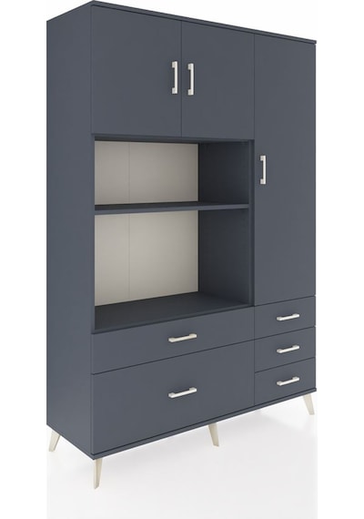 Hyperion Dolap 7 Raflı 5 Çekmeceli 3 Kapaklı 132x44x195 Antrasit-antrasit/antrasit Antrasıt/antrasıt Hyperion Dolap 7 Raflı 5 Çekmeceli 3 Kapaklı 132x44x195 Antrasit-antrasit/antrasit Antrasıt/antrasıt