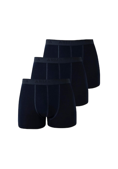 Arma Yıldız Erkek Lacivert Bambu Boxer 3'lü Paket-lacivert