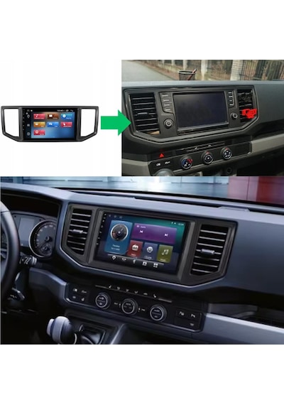 Volkswagen Crafter İle Uyumlu Android Multimedya Sistemi 4-64 Clarion 2017-2021 9"
