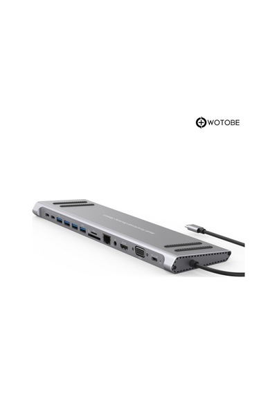 Pc Apple Uyumlu MacBook 14'ü 1 Arada Type-c Multifonksiyonel Dönüştürücü Hub