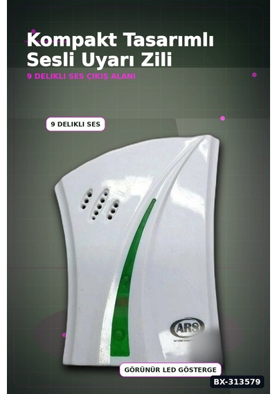 12 Volt Buzzer Sesli Kapı Zili Bx40 Tekli Paket - Düşük Voltajlı Kapı Zili Bx-313579