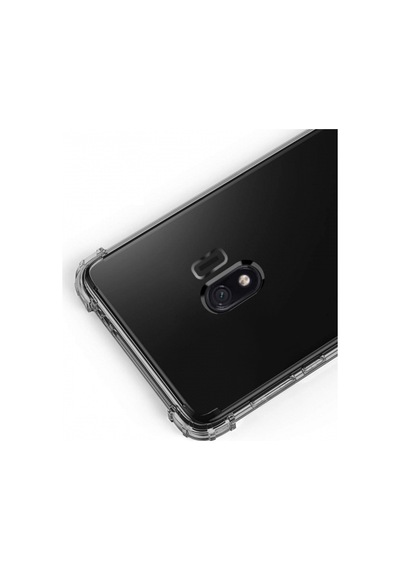 Blogy Galaxy J4 İle Uyumlu Crystal Fit Kılıf Smoke Black