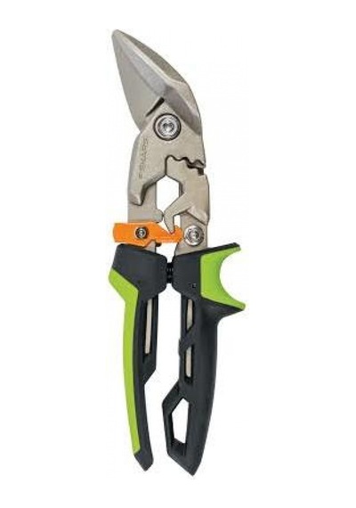 Fiskars 1027210 Powergear Metal Levha Makası -Offset Sağ Kesim