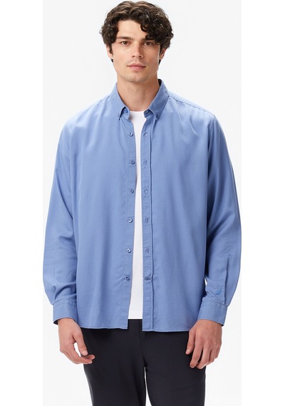 Nautica Erkek Mavi Classic Fit Gömlekdüzw57232t
