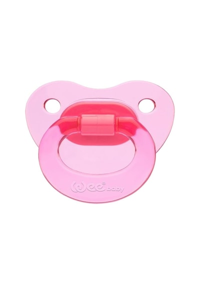 Wee Baby Yalancı Emzik Silikon Akide Damaklı No: 3 18+ Ay 113- Pembe