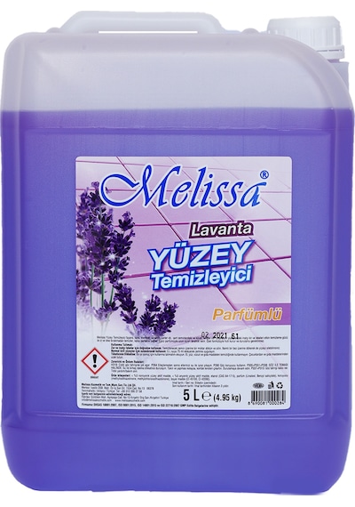 Melissa Yüzey Temizleme Sıvısı Lavanta 5 L