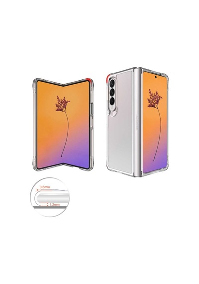 Galaxy Z Fold 4 Kilif Zore Vonn Seffaf Sert Silikon Kilif 559749424