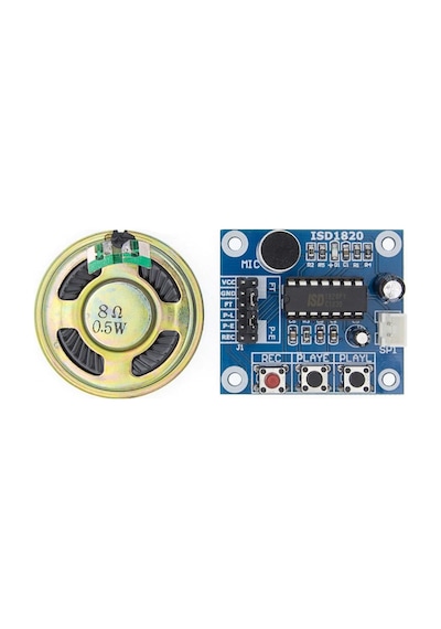 Isd1820 Ses Kayıt Modülü Ses Çalma Modülü 8ohm 0.5w