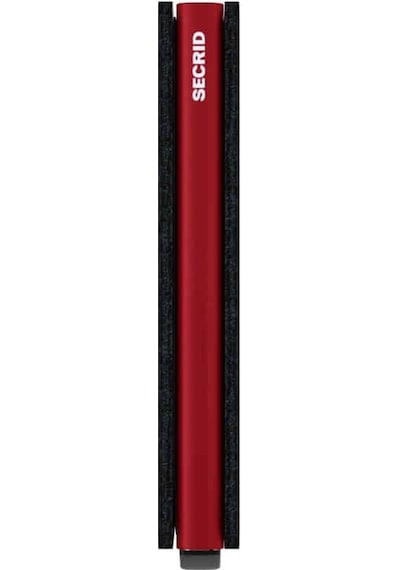 Secrid Slimwallet Matte Black& Red Çok Renkli