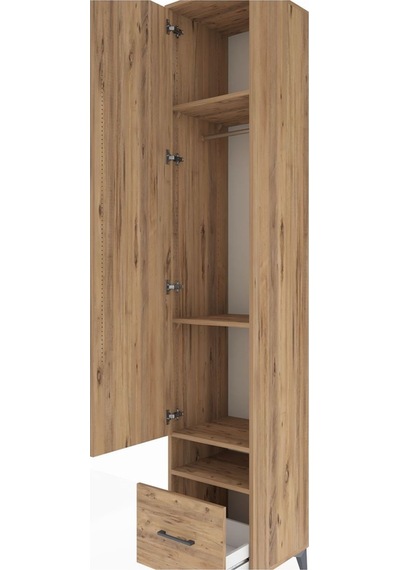 Hyperion Dolap 4 Raflı Tek Çekmeceli Tek Askılı 44x44x243 Çam-çam Atlas Çam Hyperion Dolap 4 Raflı Tek Çekmeceli Tek Askılı 44x44x243 Çam-çam Atlas Çam