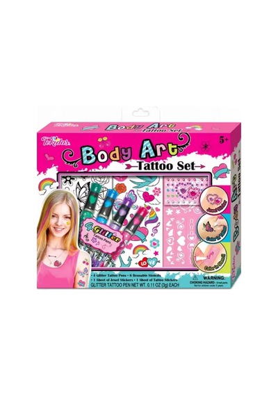 Tokidas Body Art Tattoo Set - Vücut Dövme Sanatı Seti T11b