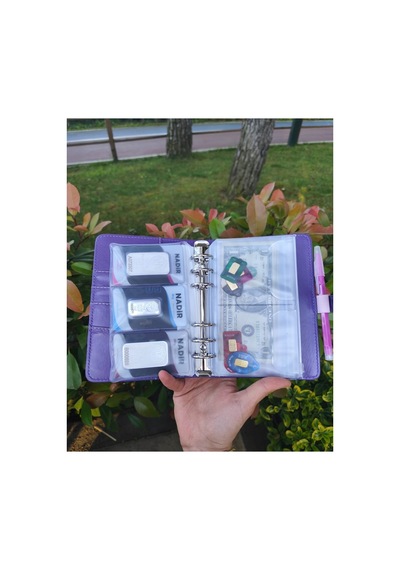 Bütçe Planlayıcı-birikim Ajandası-kilitli -lila Chalange Ve Sticker Hediyeli Çok Renkli