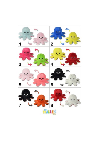 Pof Sevimli Iki Yüzlü Ahtapot No Color