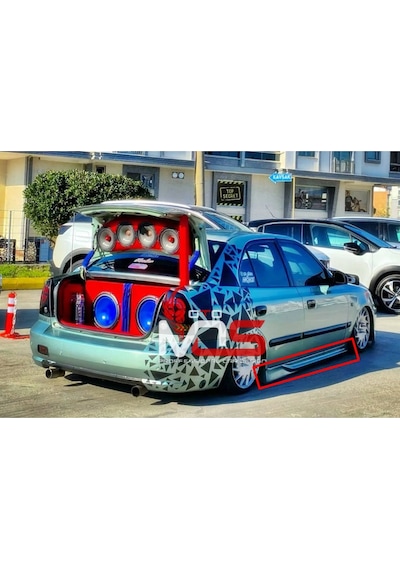 Hyundai Accent Admire Custom Marşpiyel Sağ Sol Takım Fiberglass Boyasız