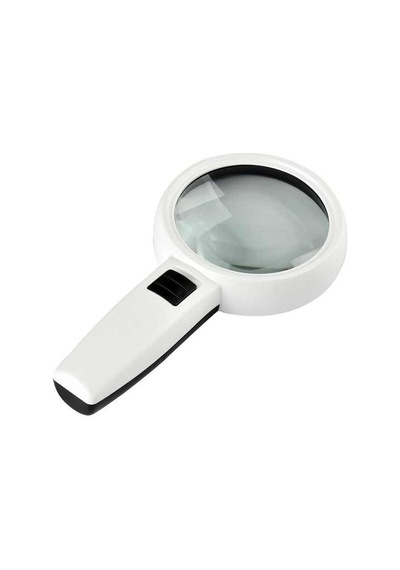 Büro Ev Ofis İçin 5x 95mm 3led Büyüteç Takı Okuma Para Kontrol Büyüteci
