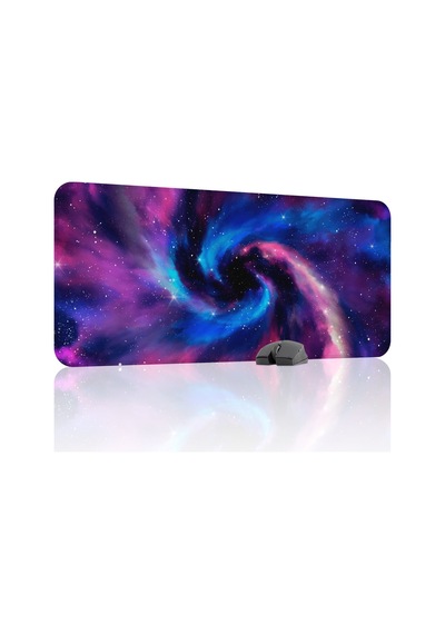 Galaksi Kaymaz Dikişli Kauçuk Oyuncu Mousepad V1 - 90x40 Xxl Gaming Mouse Pad Fare Altlığı
