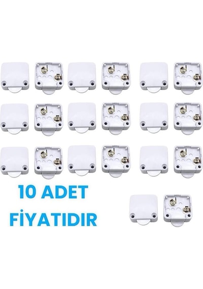 Ters Dolap Switch Sıva Üstü - 10 Adet-4836