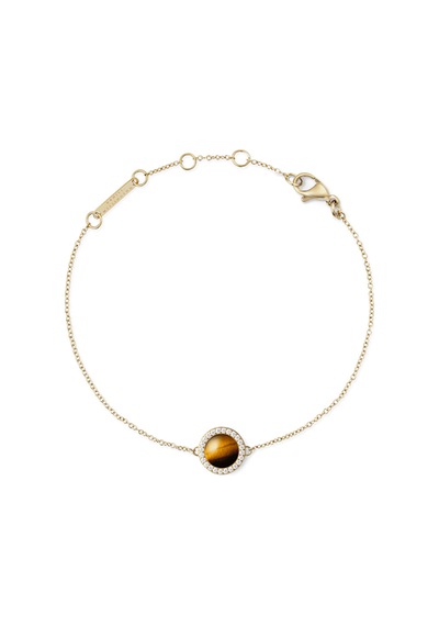 Audrey Bracelet Tiger Eye Gold Gold