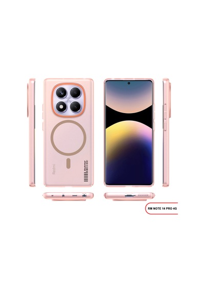 Redmi Note 14 Pro 4g Magsafe Uyumlu Mat Sert Klein Kılıf Çöl
