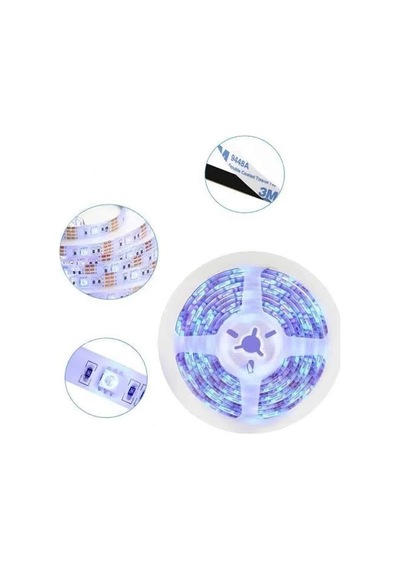 Ceylan Adam Rgb Şerit Led 10 Metre Led Işık Kumanda İle Kontrol Rgb