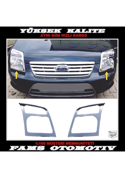 Ford Connect Krom Far Çerçeve 2 Prç. 2002-2014 P. Çelik