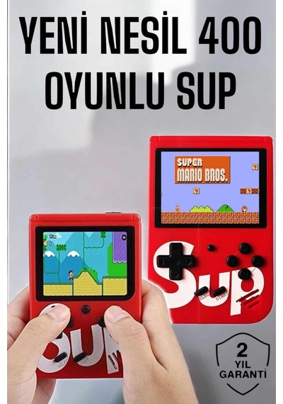 Yeni - 146 - Nesil Çocuklara Özel Sup 400 Oyunlu Mini - Spt-gld - El Konsolu