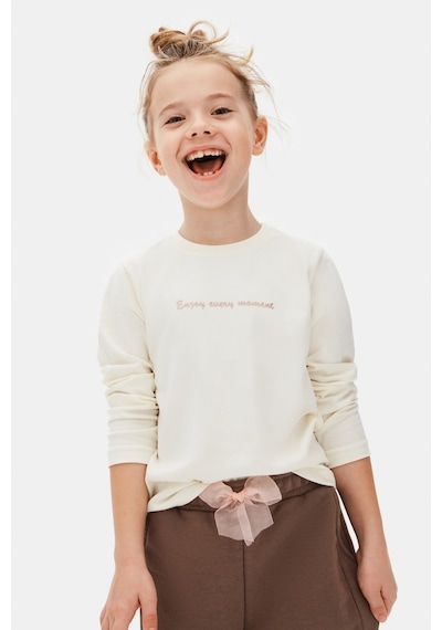 Xo Kids Kız Çocuk Sweatşirt 4-8 Yaş 39535 Krem