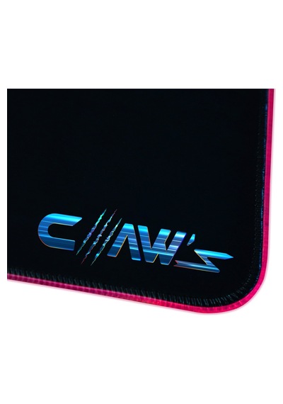 Raptor Xxl 90x40cm Mikrofiber Yüzey Kaydırmaz Kauçuk Zemin 360 Rgb Dikişli Xxl Mousepad - Siyah