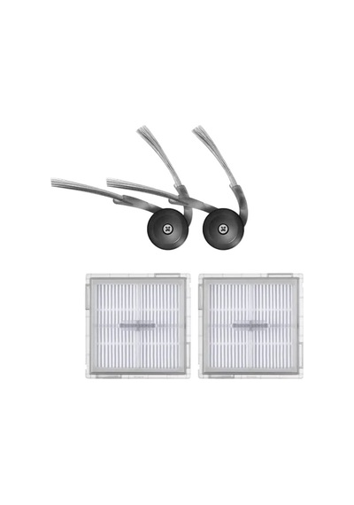 Roborock Q8 Max Pro 2025 Model Uyumlu Hepa Filtre Ve Yan Fırça-4 Parça