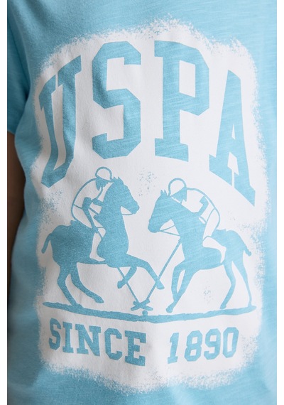U.S. Polo Assn. Erkek Çocuk Aqua Tişört 50327044-vr007