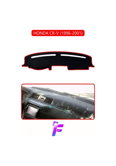 Honda Cr-v 1996-2001 Araca Özel Torpido Örtüsü Kolay Montaj Güneşten Korur Tam Uyum F81 Torpido Halısı