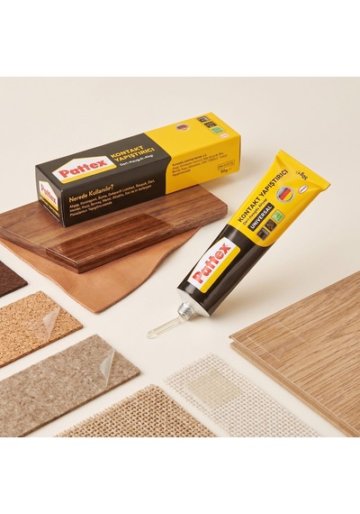 Deri Kauçuk Ahşap Yapıştırıcı - Şeffaf - 50 Gr Çok Renkli
