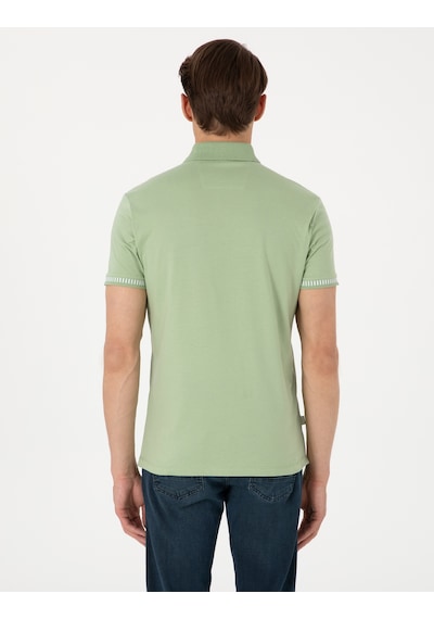 Pierre Cardin Erkek Açık Haki Tişört 50302616-vr183 Açık Haki