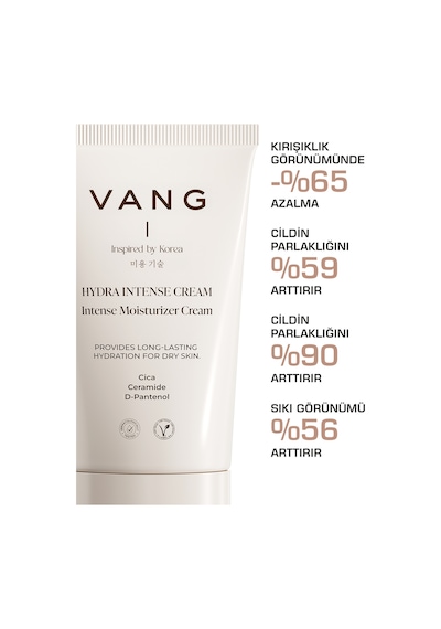 Vang Hydya Intense Su Bazlı Nemlendirici ve Aydınlatıcı Yüz Kremi 50 ML