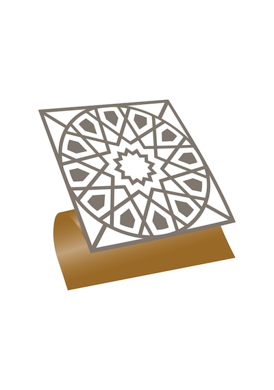 Tink KENDİNDEN YAPIŞKANLI SELÇUKLU GEOMETRİK DESENLİ PVC KARO 30X30 CM